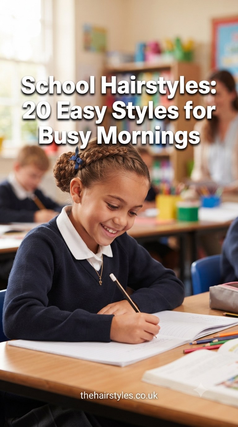 School Hairstyles: 20 Easy Styles for Busy Mornings
