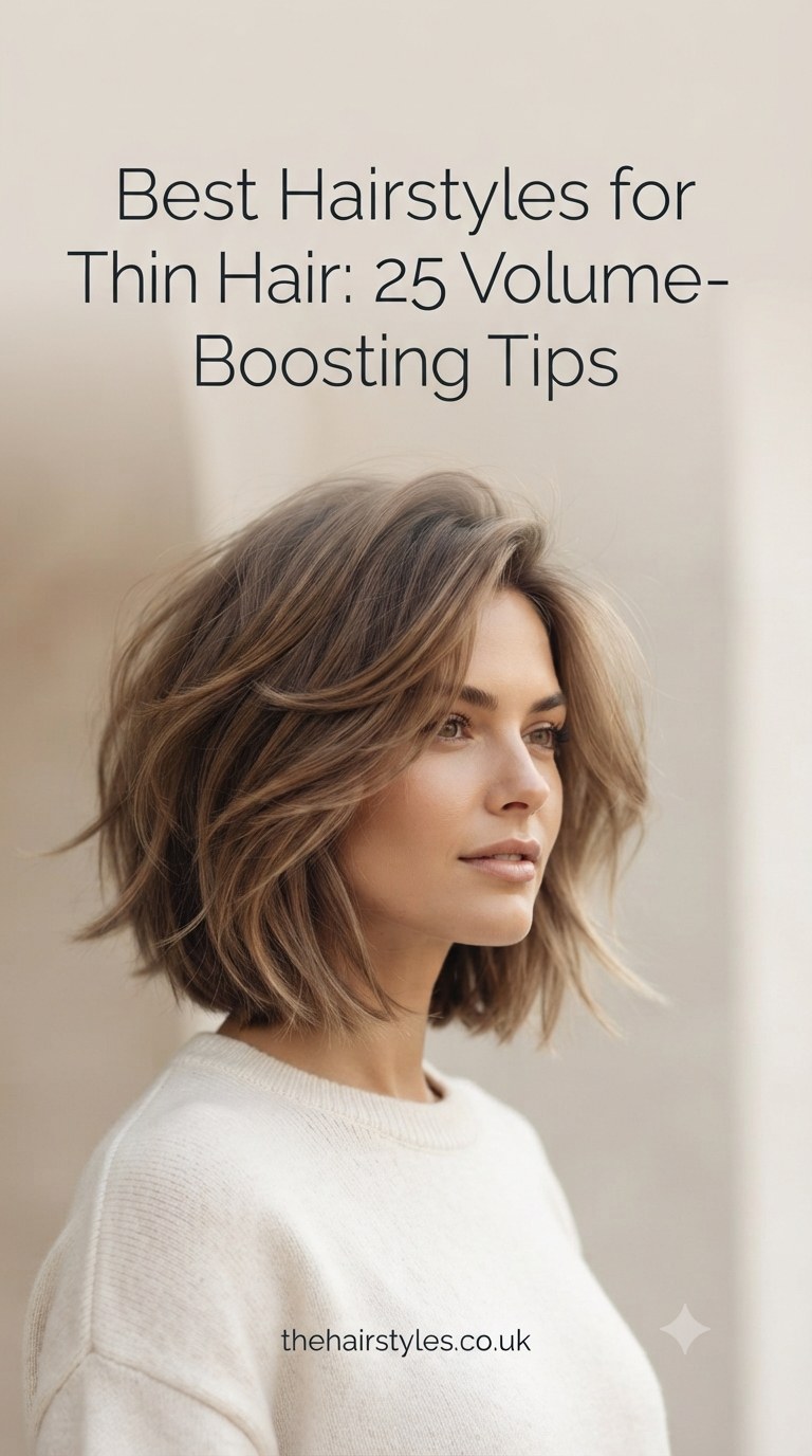 Best Hairstyles for Thin Hair: 25 Volume-Boosting Tips