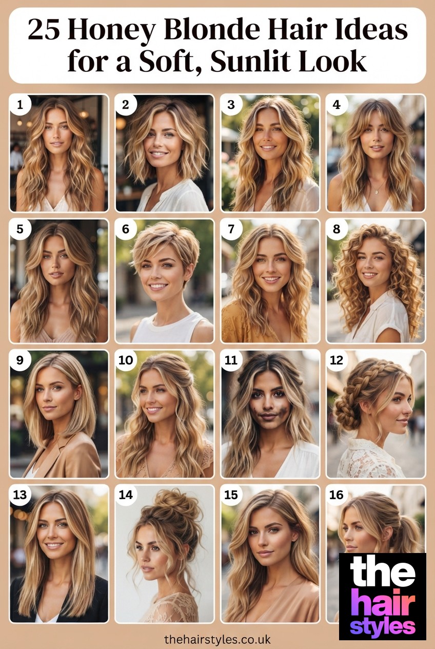 25 Honey Blonde Hair Ideas for a Soft, Sunlit Look