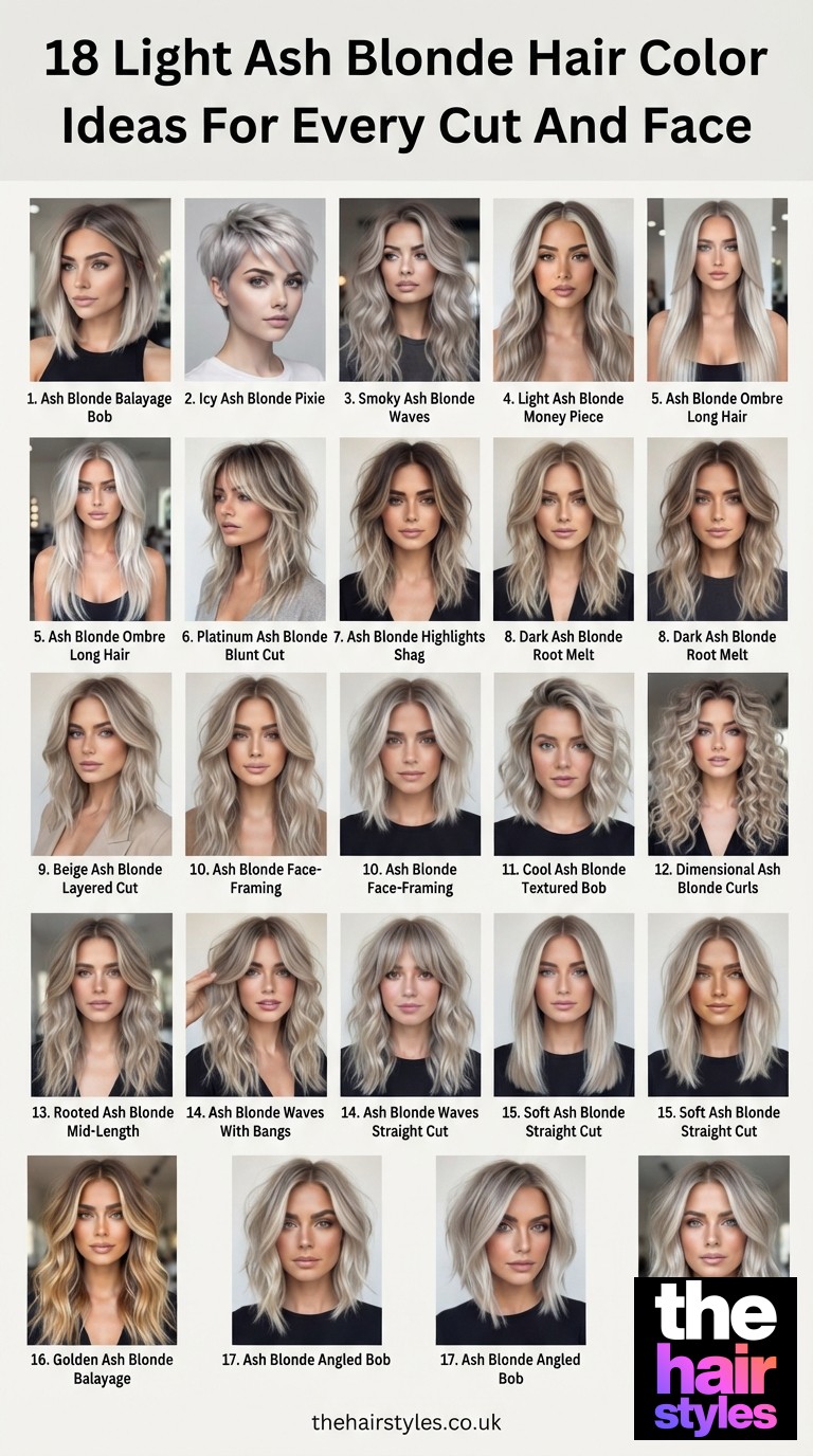 18 Light Ash Blonde Hair Color Ideas For Every Cut And Face Shape