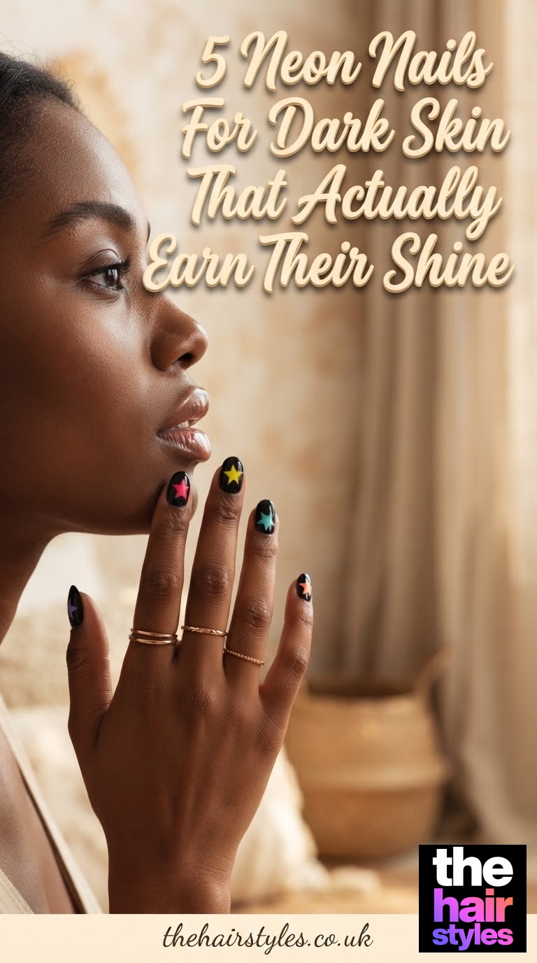 5 Neon Nails For Dark Skin That Actually Earn Their Shine