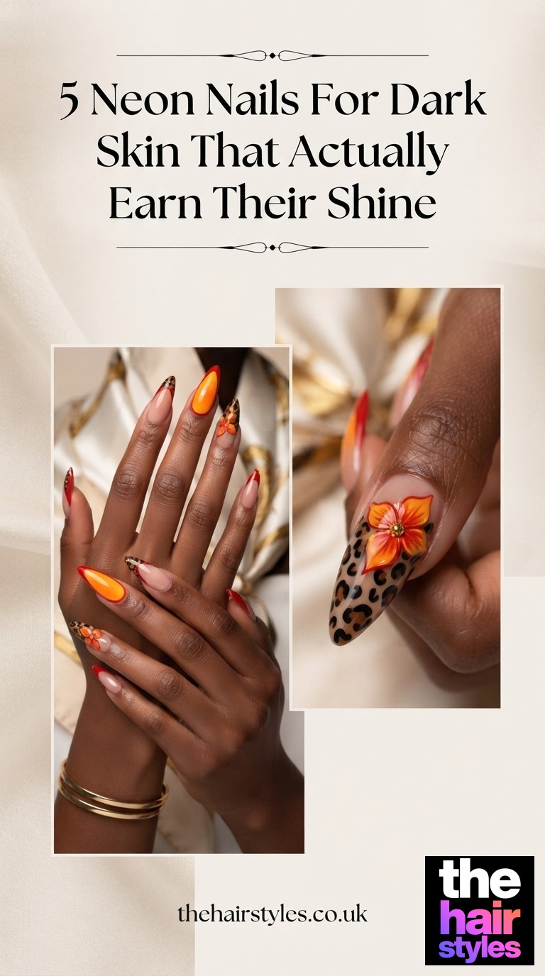 5 Neon Nails For Dark Skin That Actually Earn Their Shine