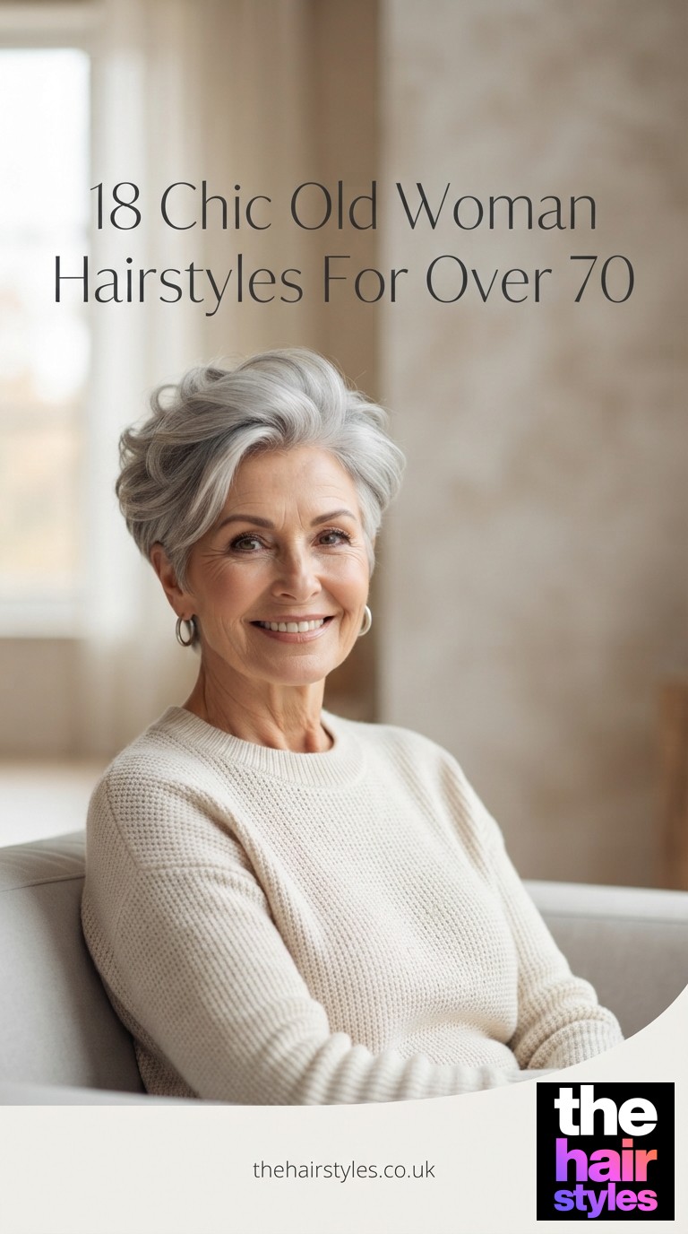 18 Chic Old Woman Hairstyles For Over 70