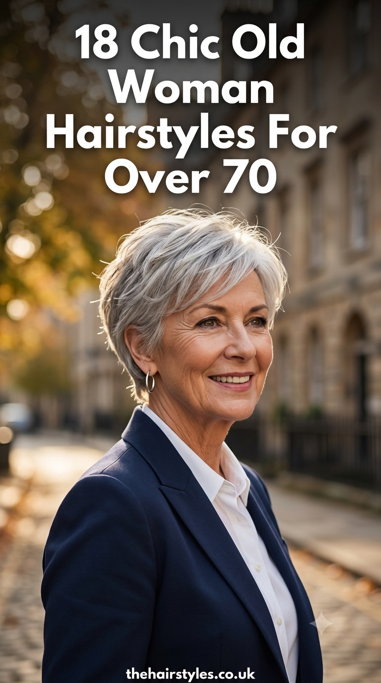 18 Chic Old Woman Hairstyles For Over 70