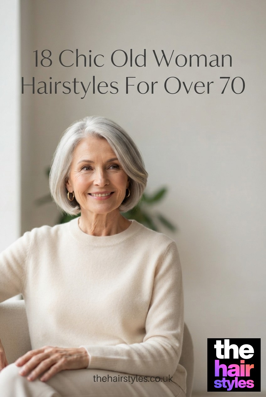 18 Chic Old Woman Hairstyles For Over 70