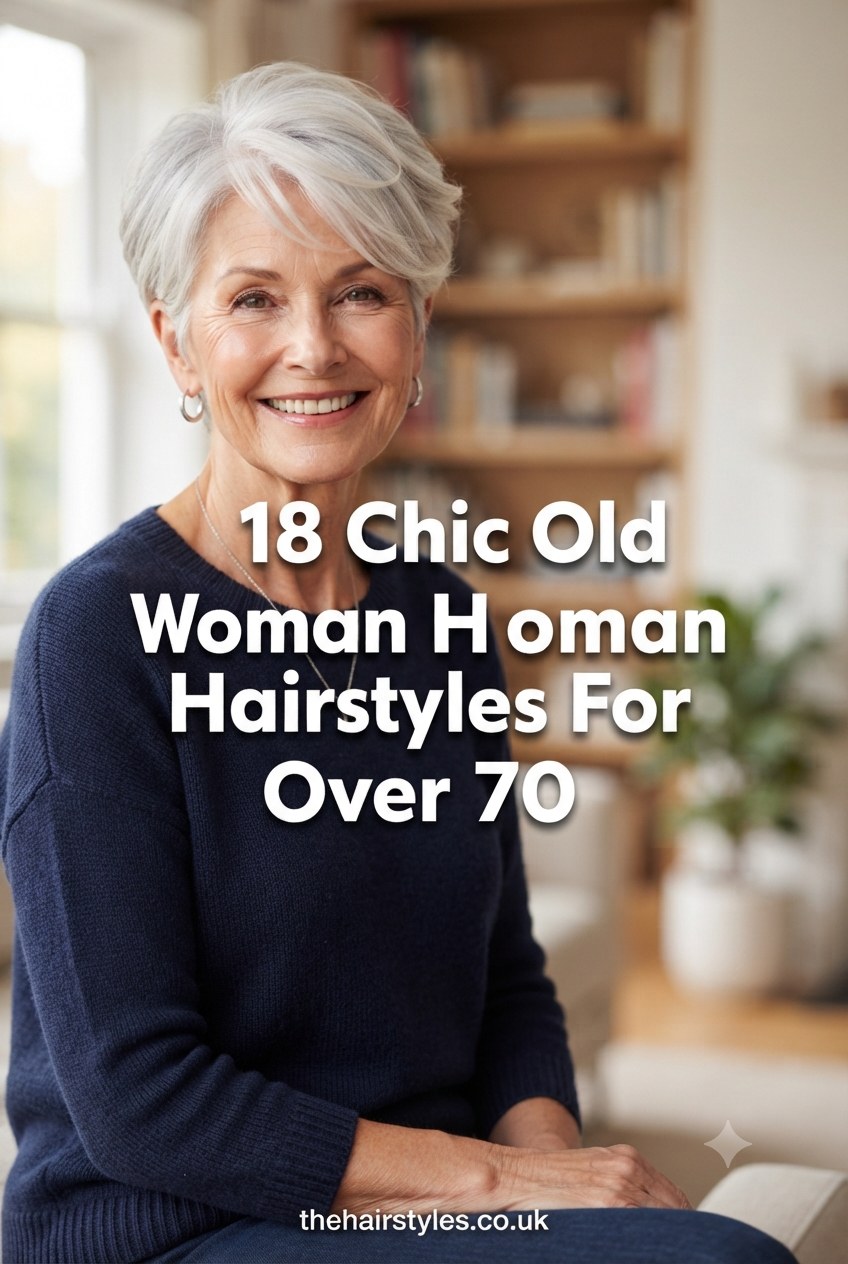 18 Chic Old Woman Hairstyles For Over 70