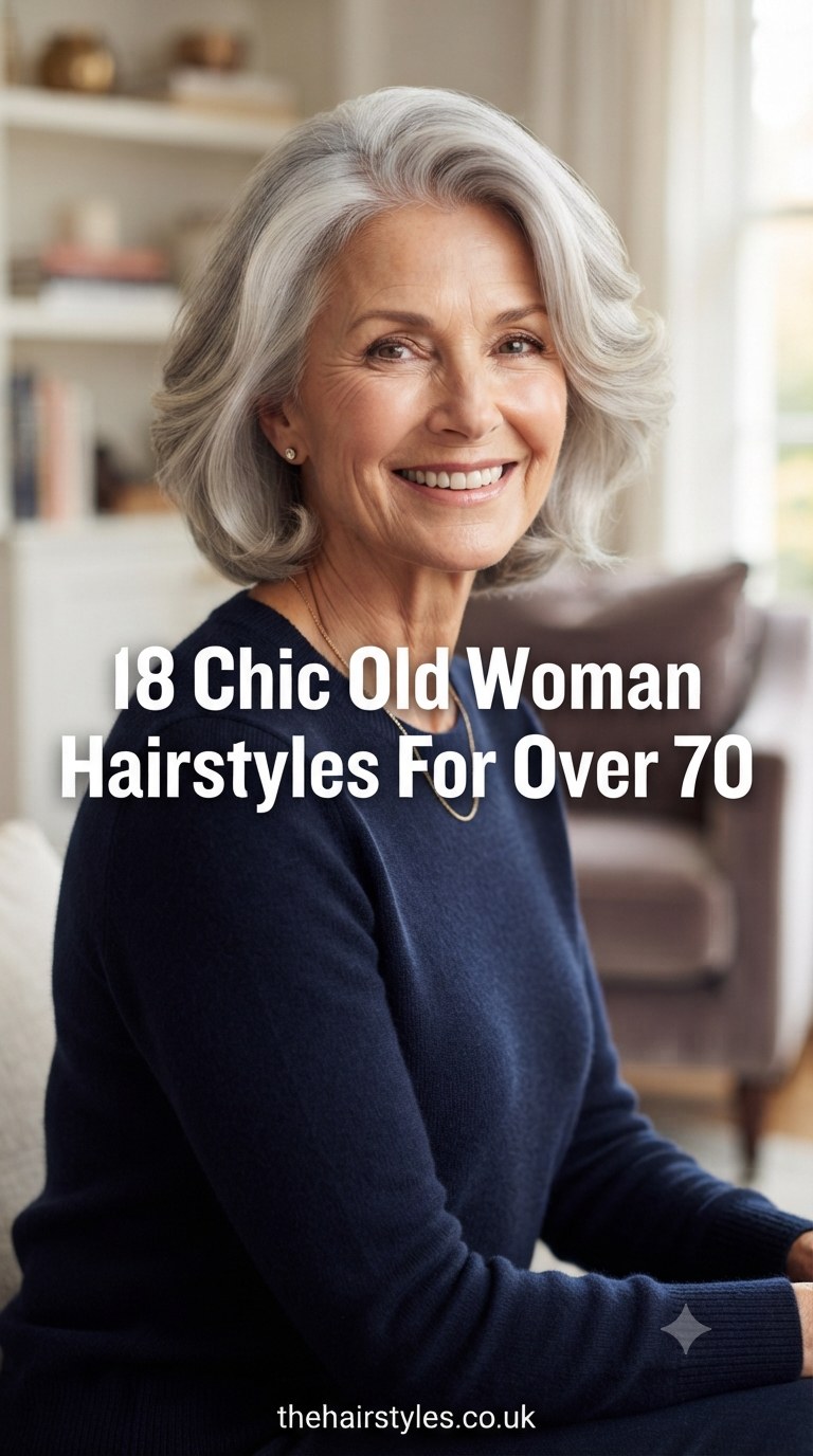 18 Chic Old Woman Hairstyles For Over 70