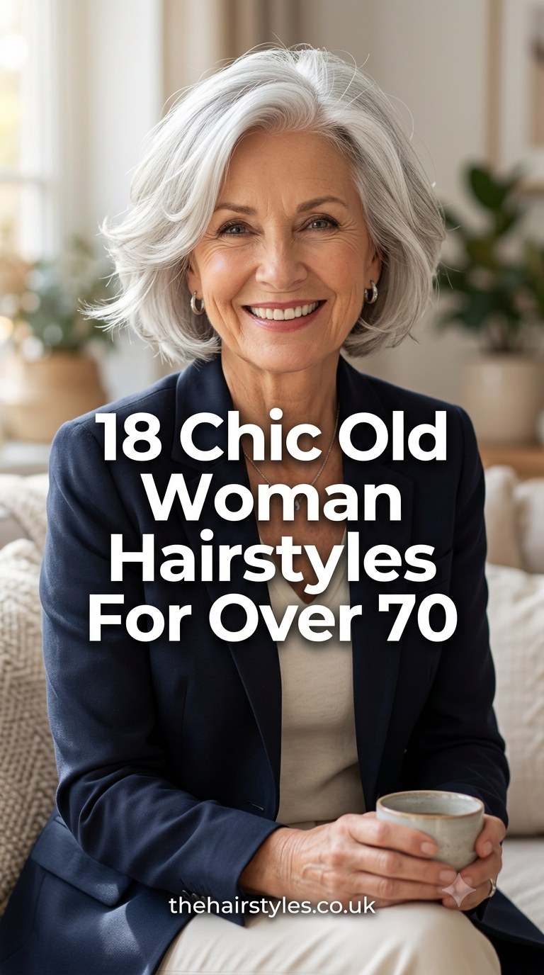 18 Chic Old Woman Hairstyles For Over 70