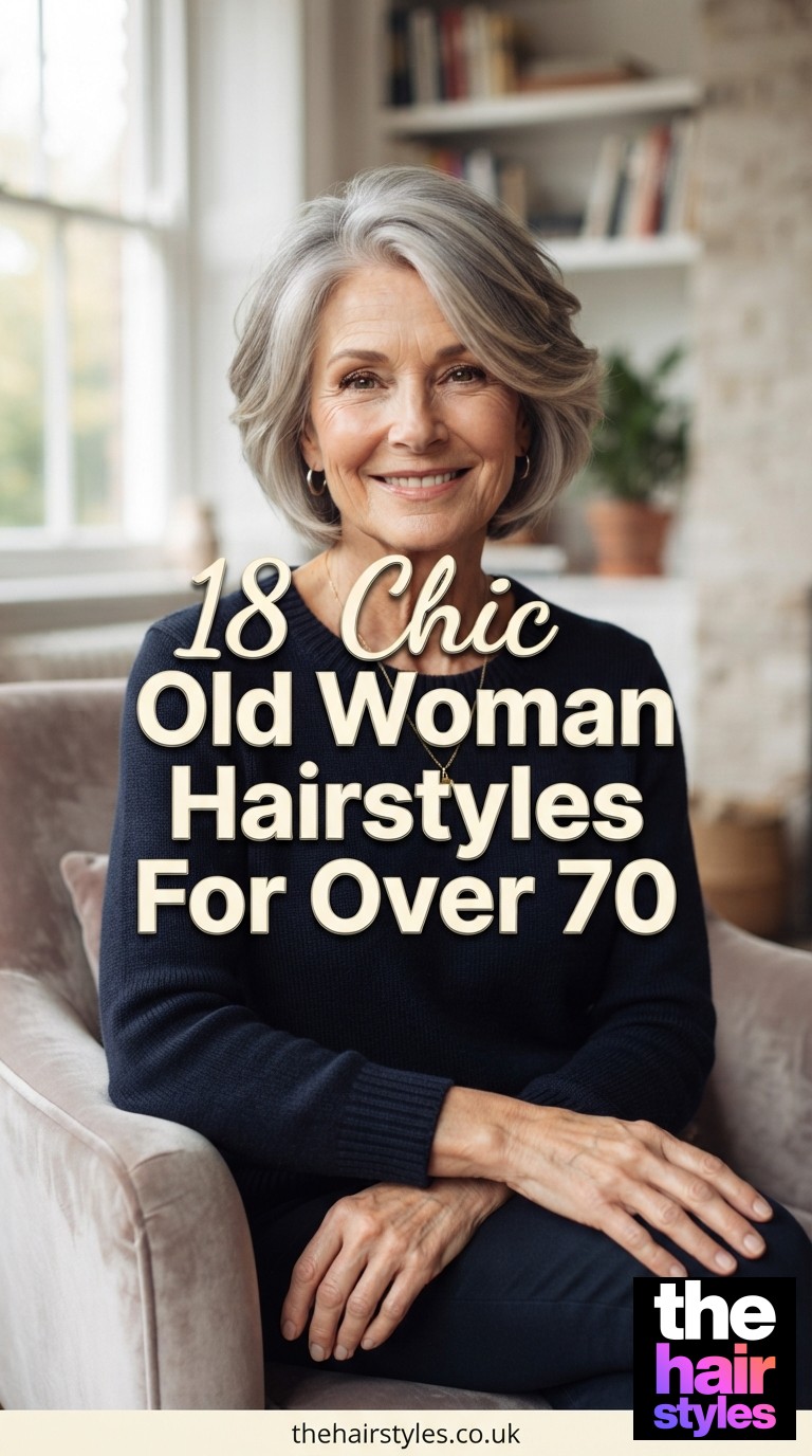 18 Chic Old Woman Hairstyles For Over 70