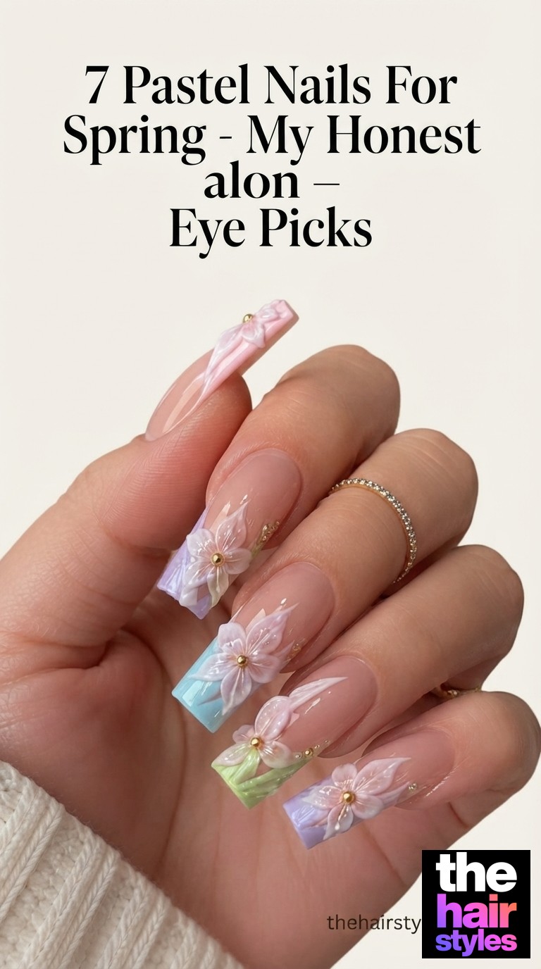 7 Pastel Nails For Spring - My Honest Salon - Eye Picks