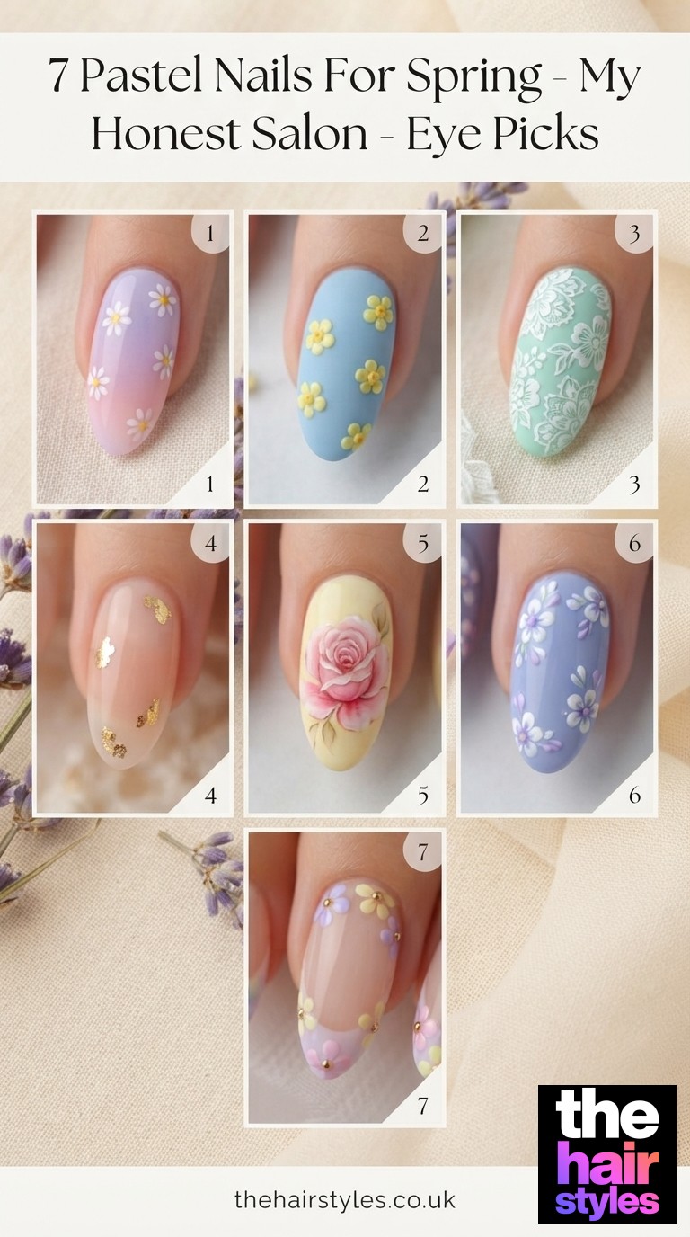 7 Pastel Nails For Spring - My Honest Salon - Eye Picks