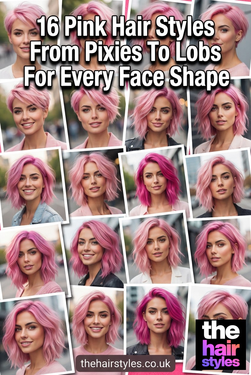 16 Pink Hair Styles From Pixies To Lobs For Every Face Shape