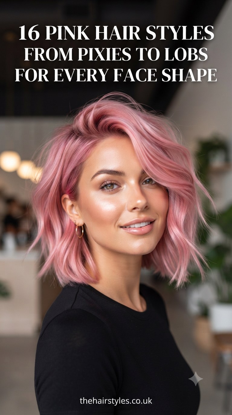16 Pink Hair Styles From Pixies To Lobs For Every Face Shape