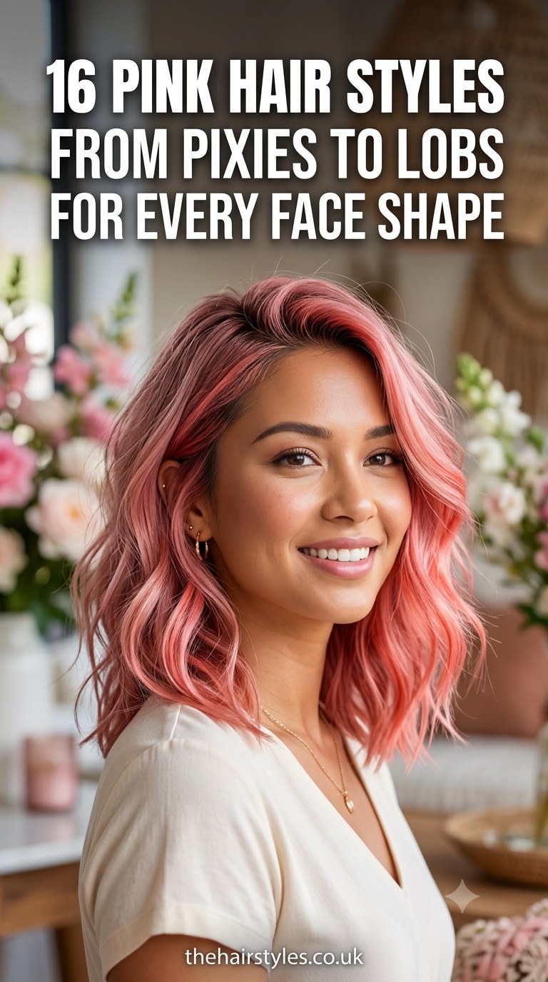 16 Pink Hair Styles From Pixies To Lobs For Every Face Shape