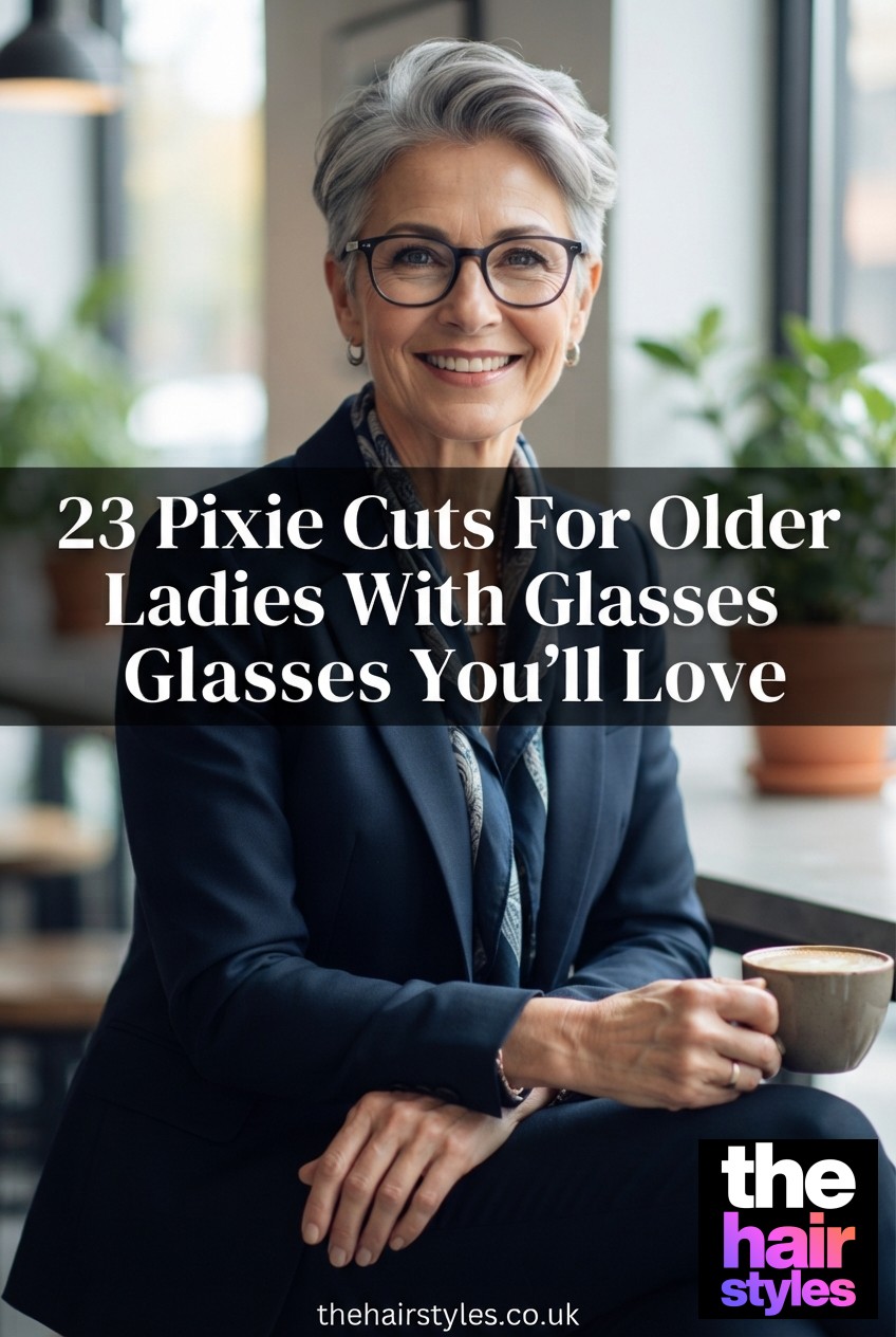 23 Pixie Cuts For Older Ladies With Glasses You’ll Love