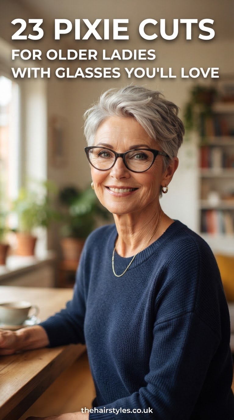 23 Pixie Cuts For Older Ladies With Glasses You’ll Love