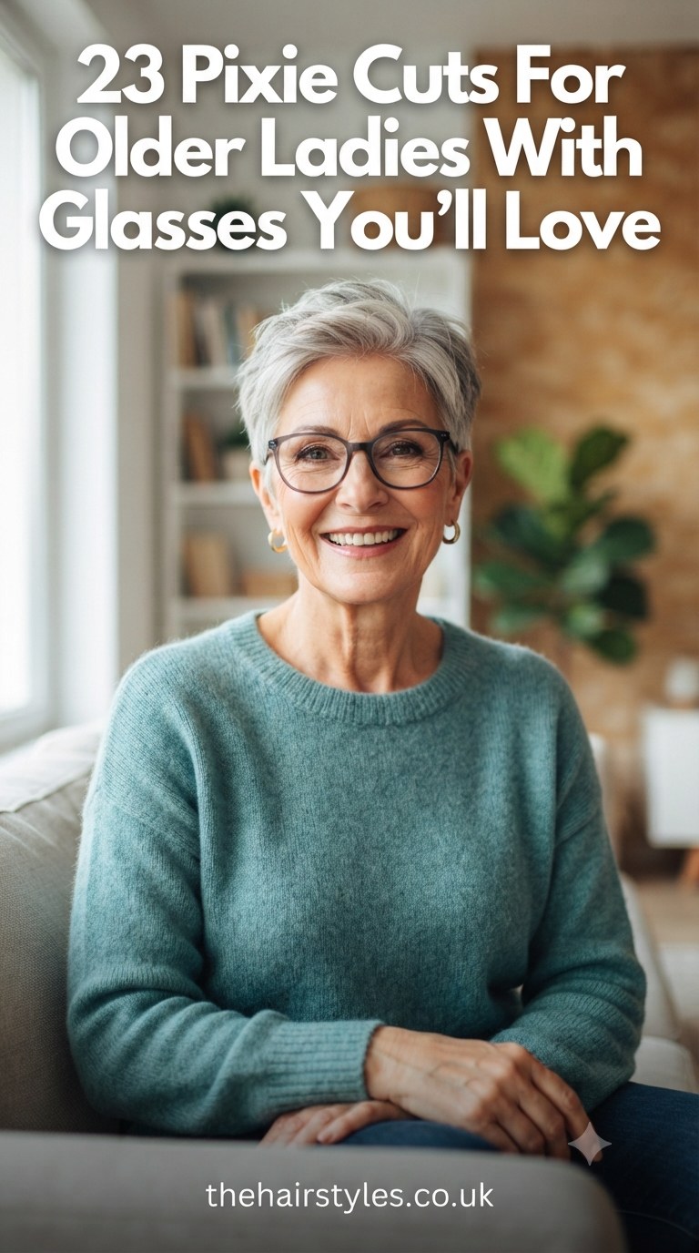 23 Pixie Cuts For Older Ladies With Glasses You’ll Love