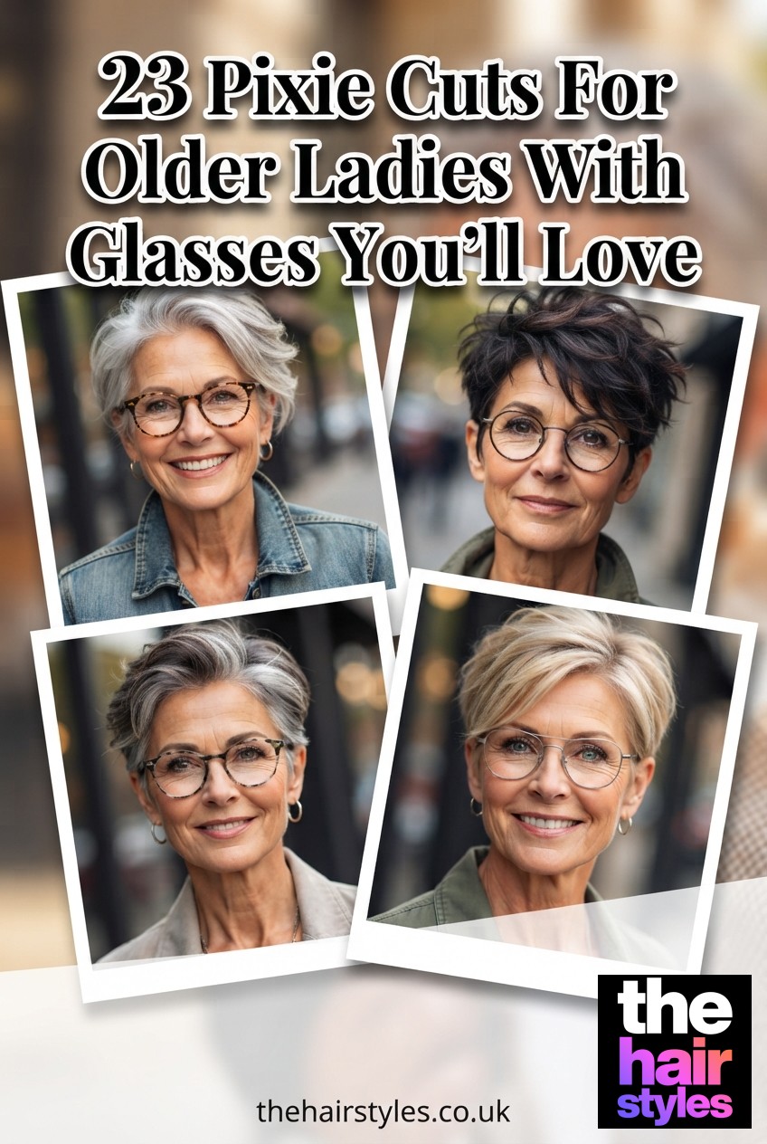 23 Pixie Cuts For Older Ladies With Glasses You’ll Love
