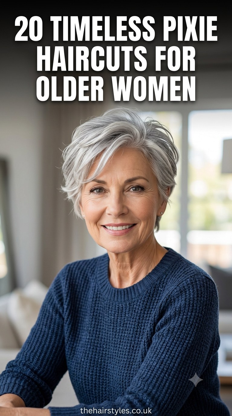 20 Timeless Pixie Haircuts For Older Women