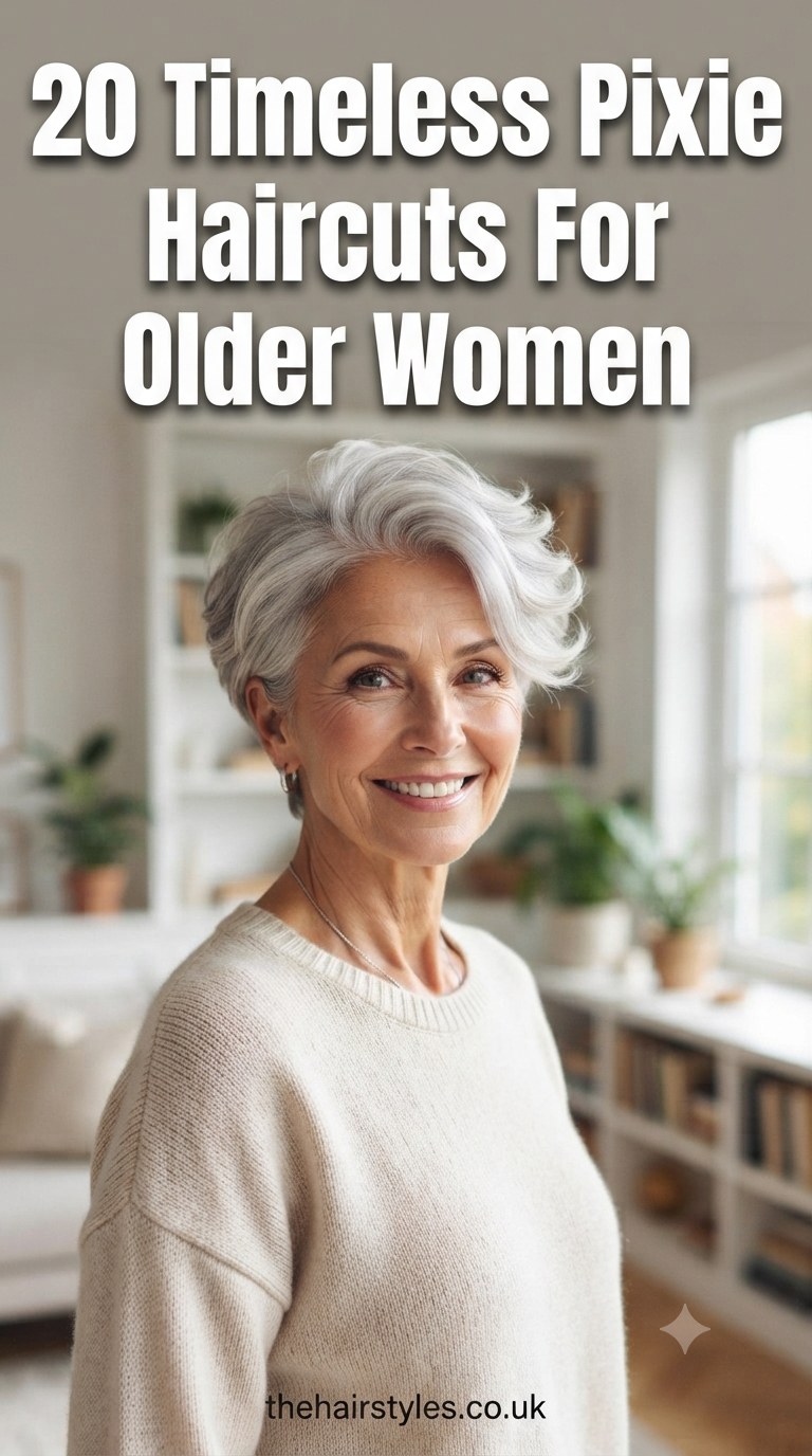 20 Timeless Pixie Haircuts For Older Women