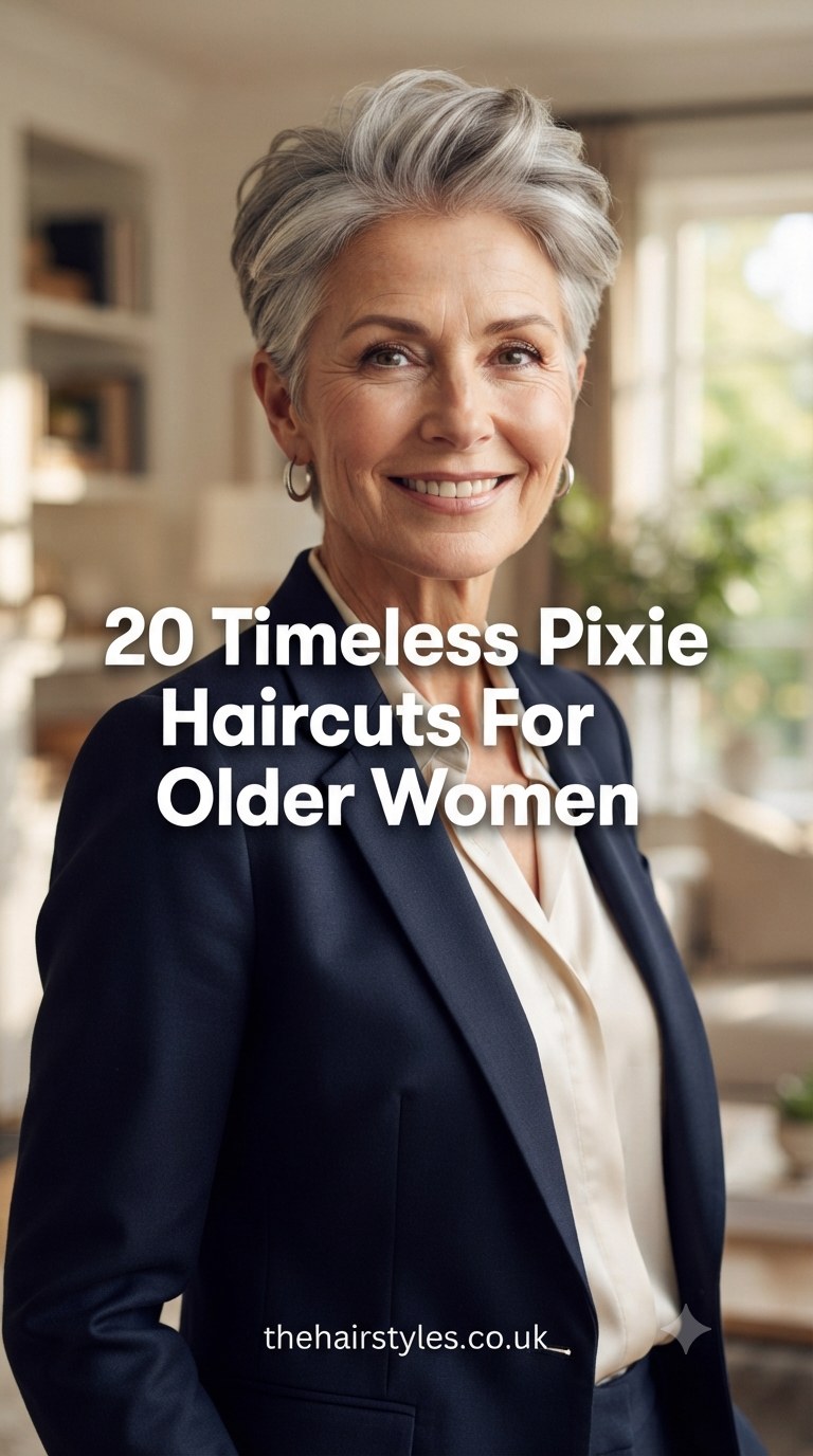 20 Timeless Pixie Haircuts For Older Women