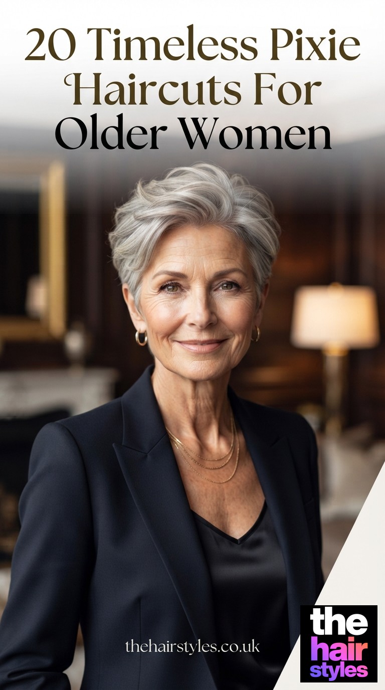 20 Timeless Pixie Haircuts For Older Women
