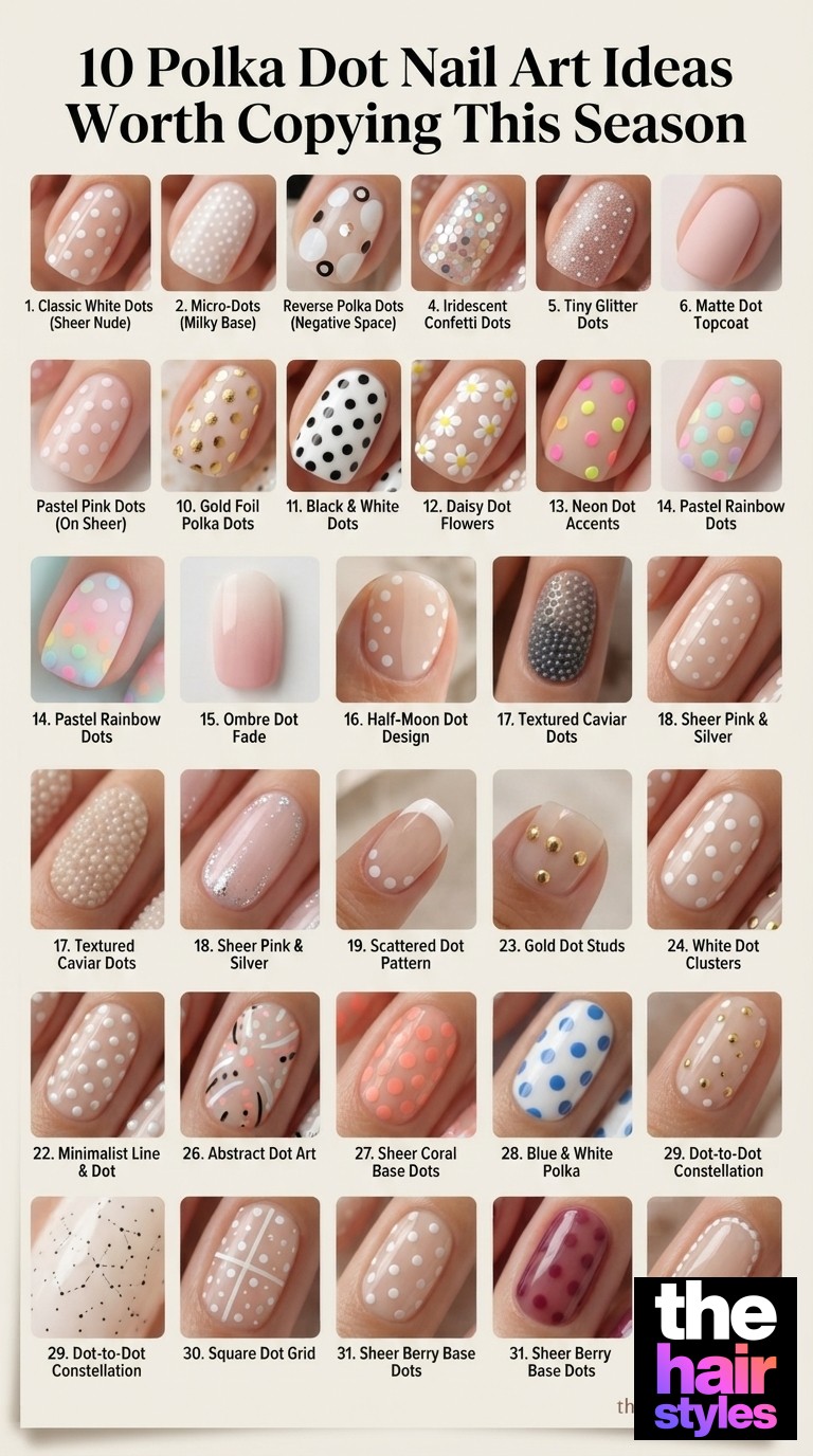 10 Polka Dot Nail Art Ideas Worth Copying This Season