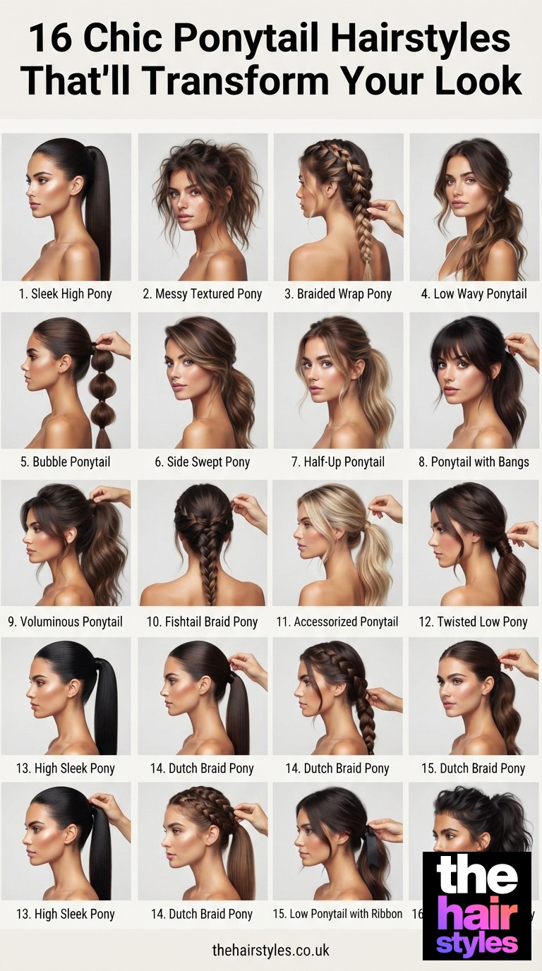 16 Chic Ponytail Hairstyles That'll Transform Your Look