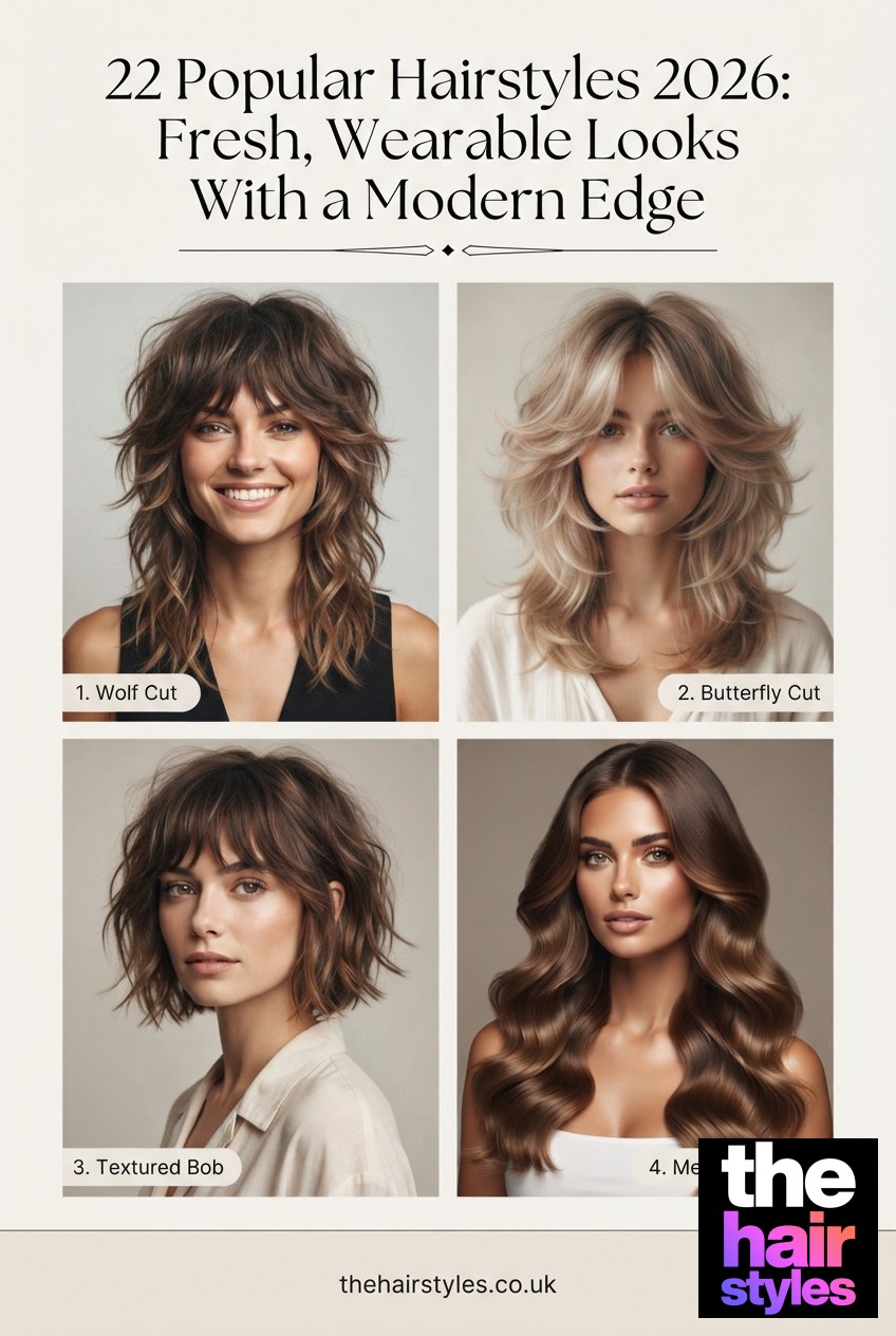 22 Popular Hairstyles 2026: Fresh, Wearable Looks With a Modern Edge