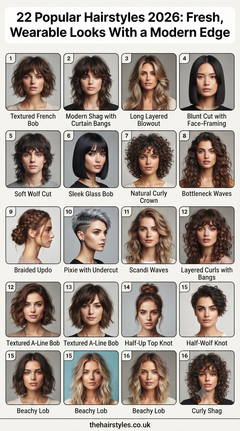 22 Popular Hairstyles 2026: Fresh, Wearable Looks With a Modern Edge