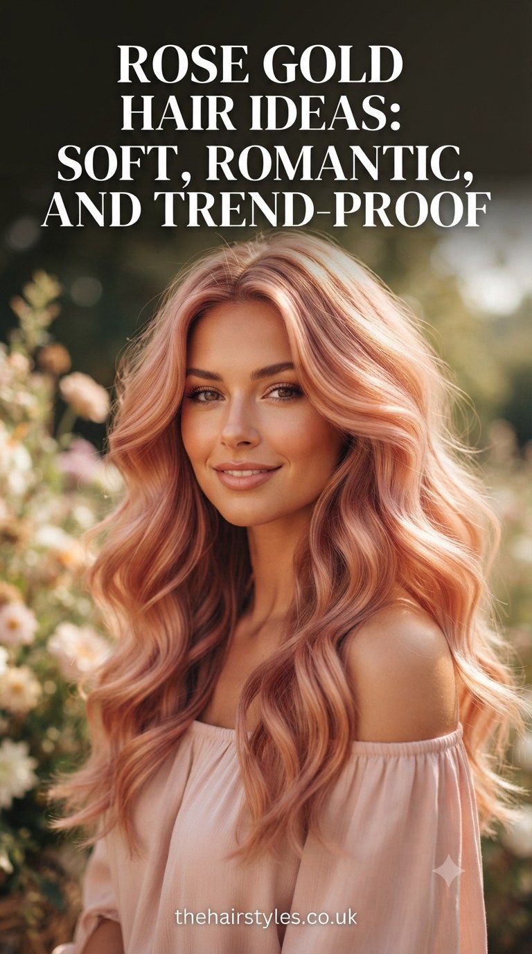 Rose Gold Hair Ideas: Soft, Romantic, and Trend-Proof