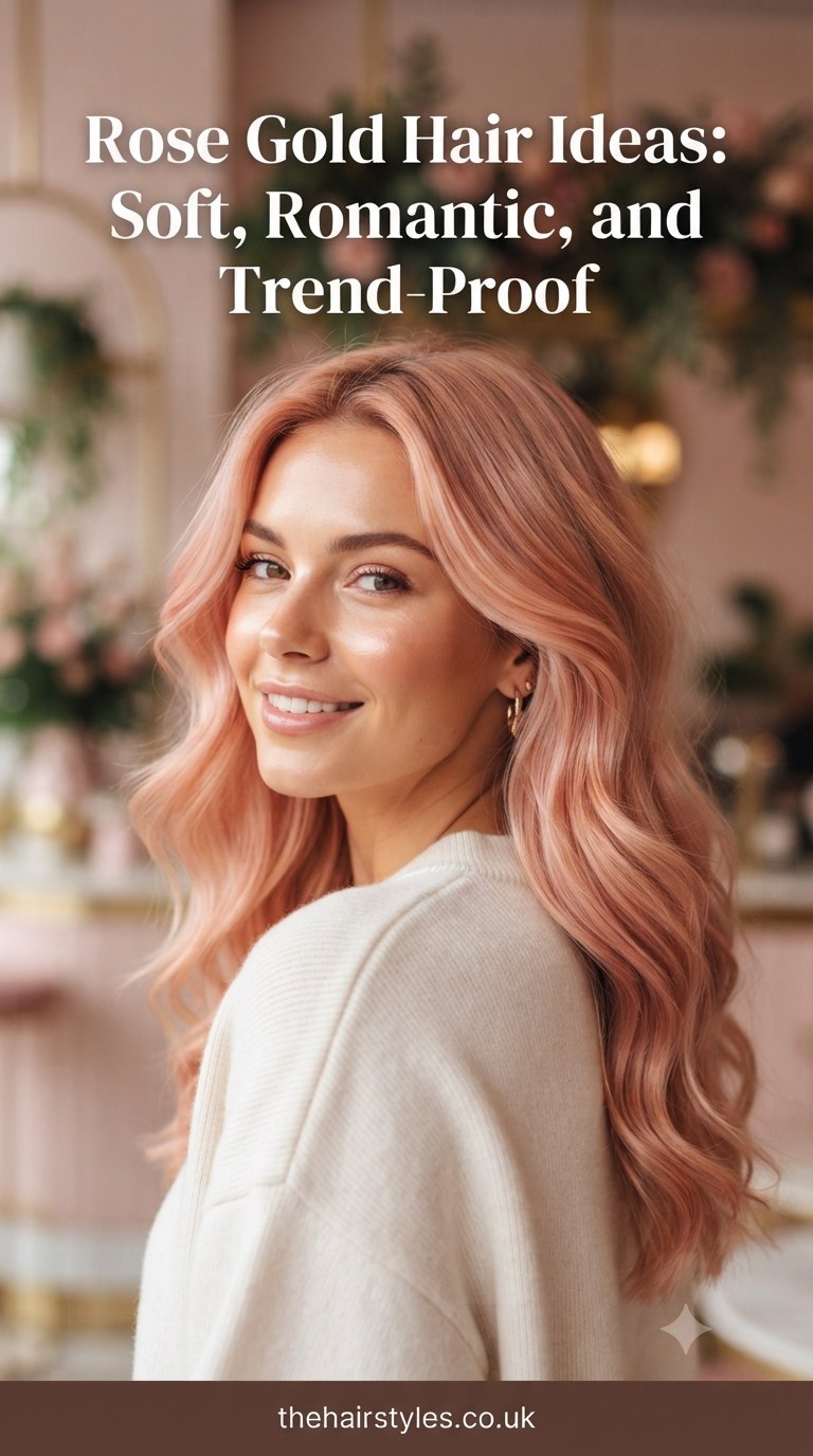 Rose Gold Hair Ideas: Soft, Romantic, and Trend-Proof