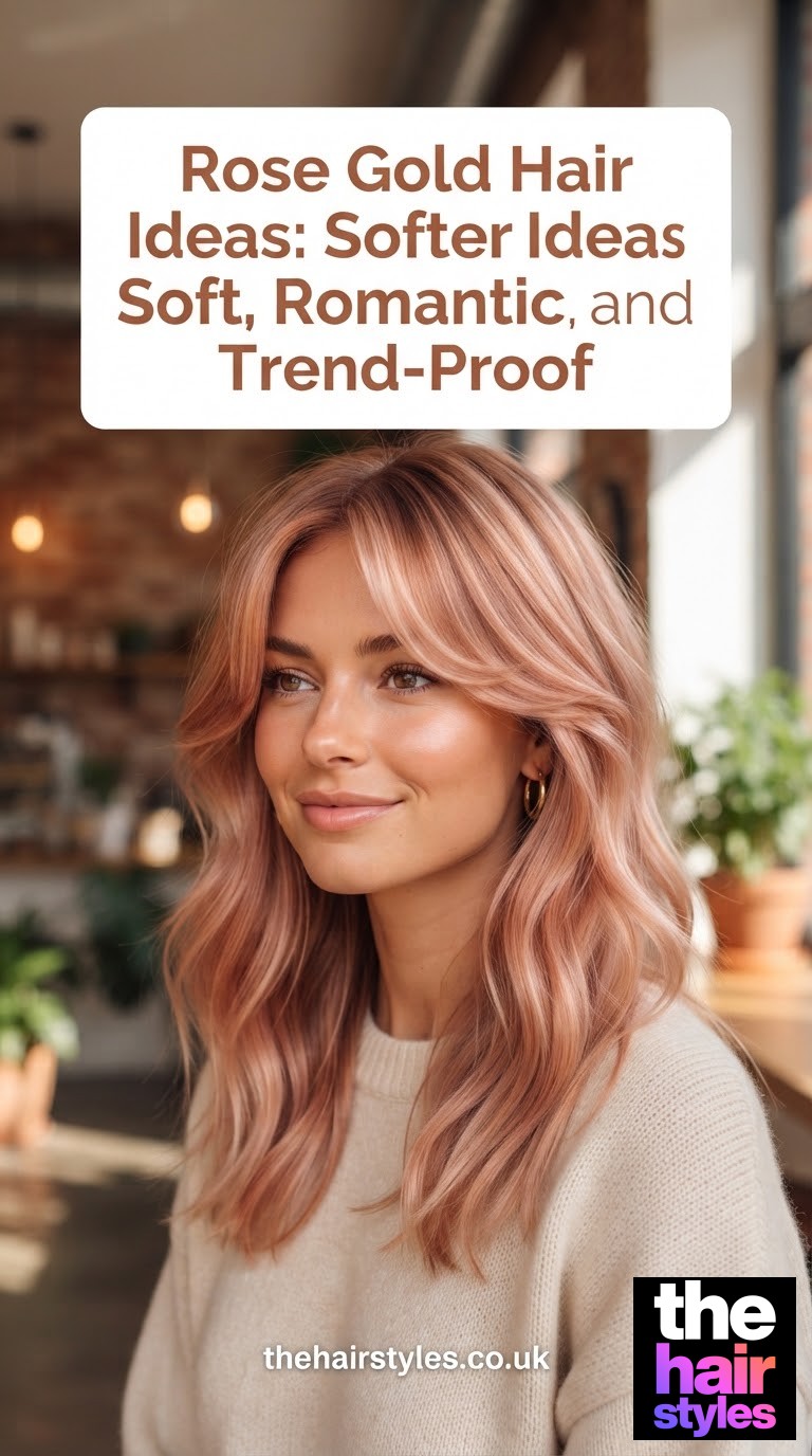 Rose Gold Hair Ideas: Soft, Romantic, and Trend-Proof