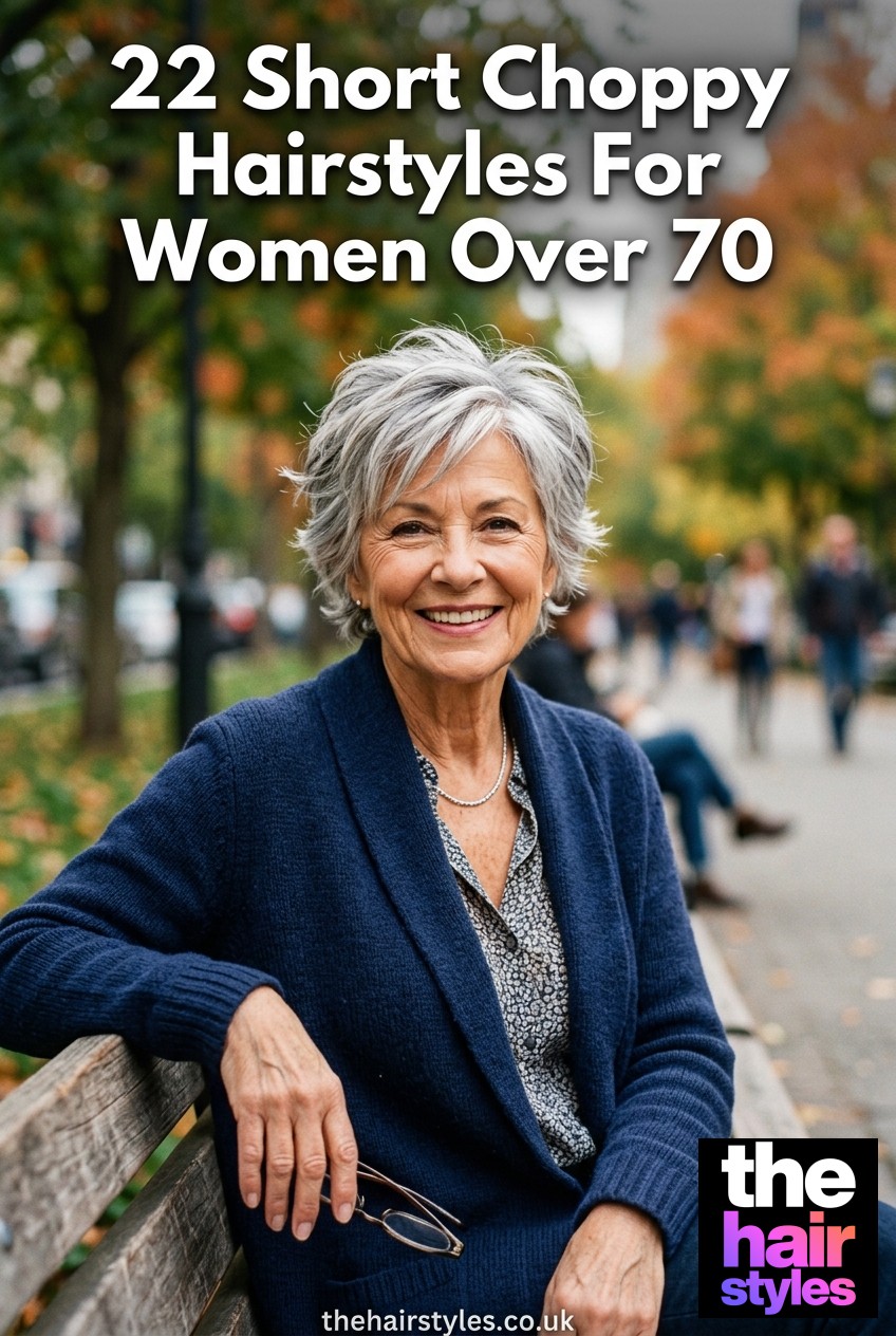 22 Short Choppy Hairstyles For Women Over 70