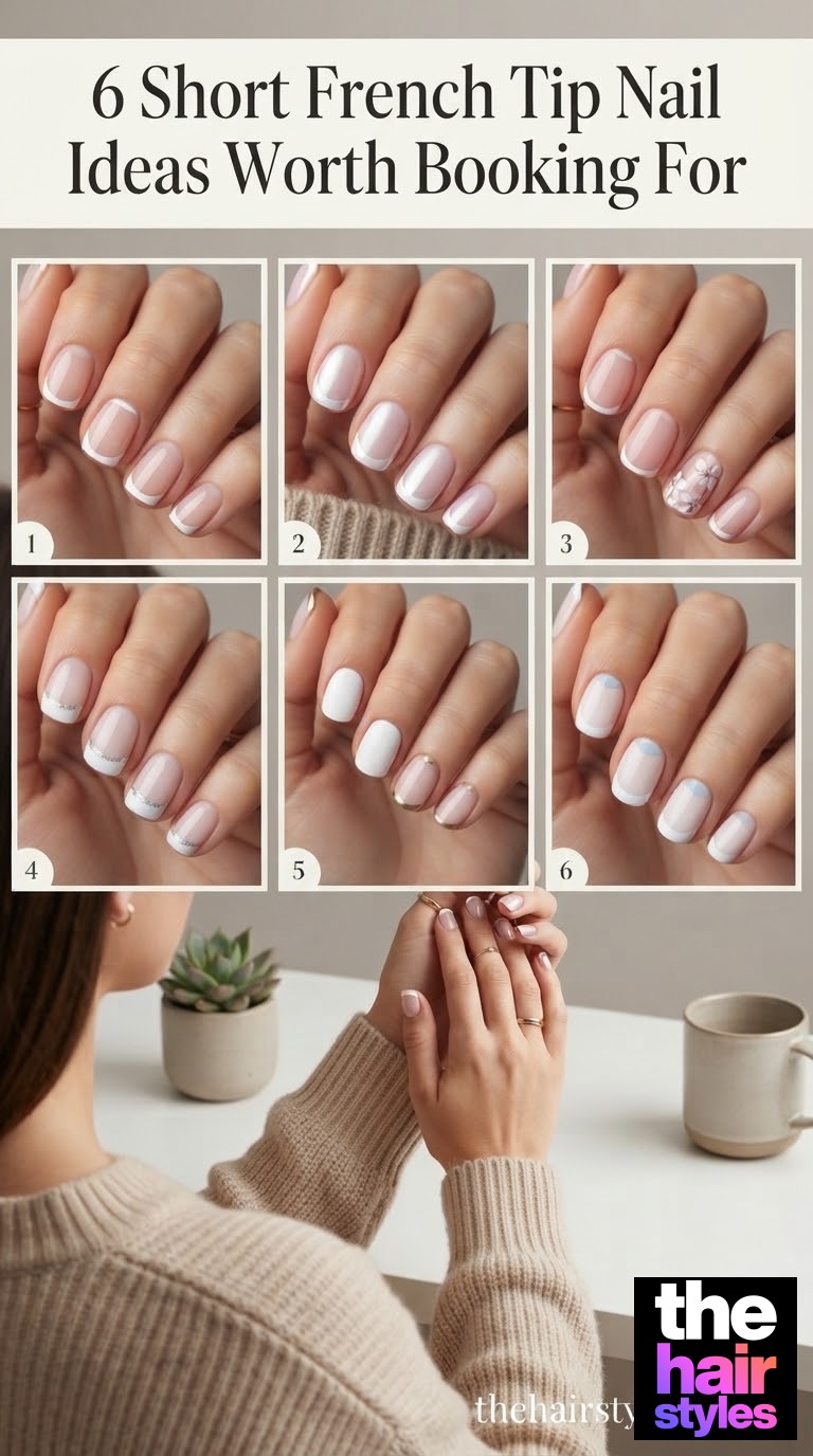 6 Short French Tip Nail Ideas Worth Booking For