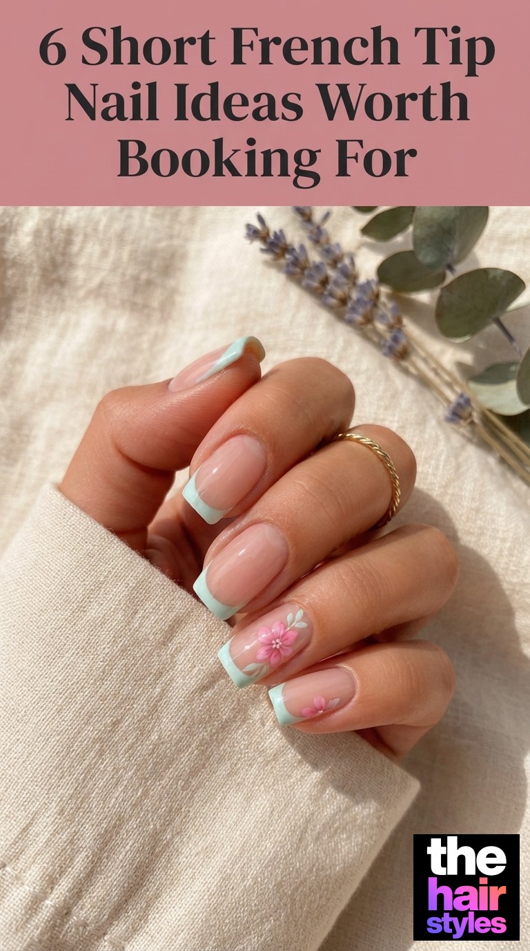 6 Short French Tip Nail Ideas Worth Booking For