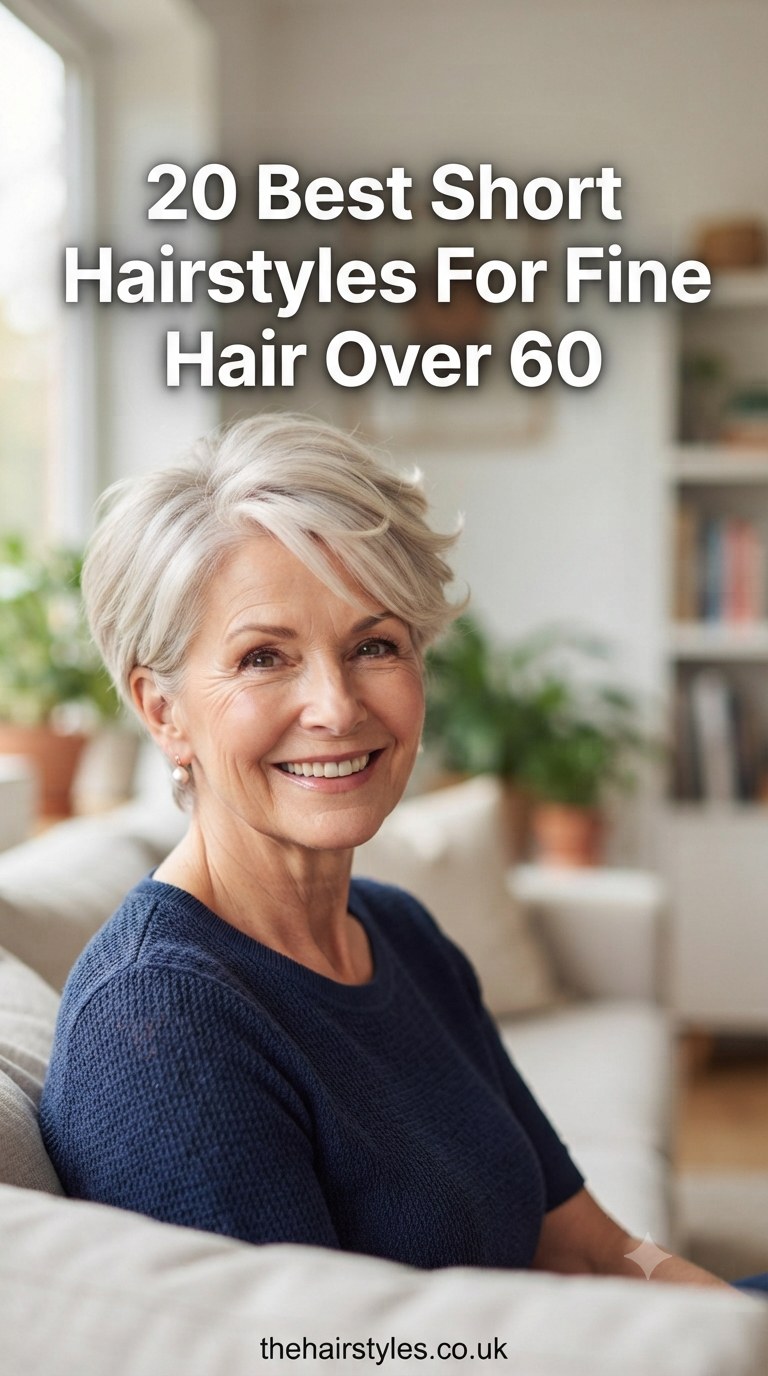 20 Best Short Hairstyles For Fine Hair Over 60