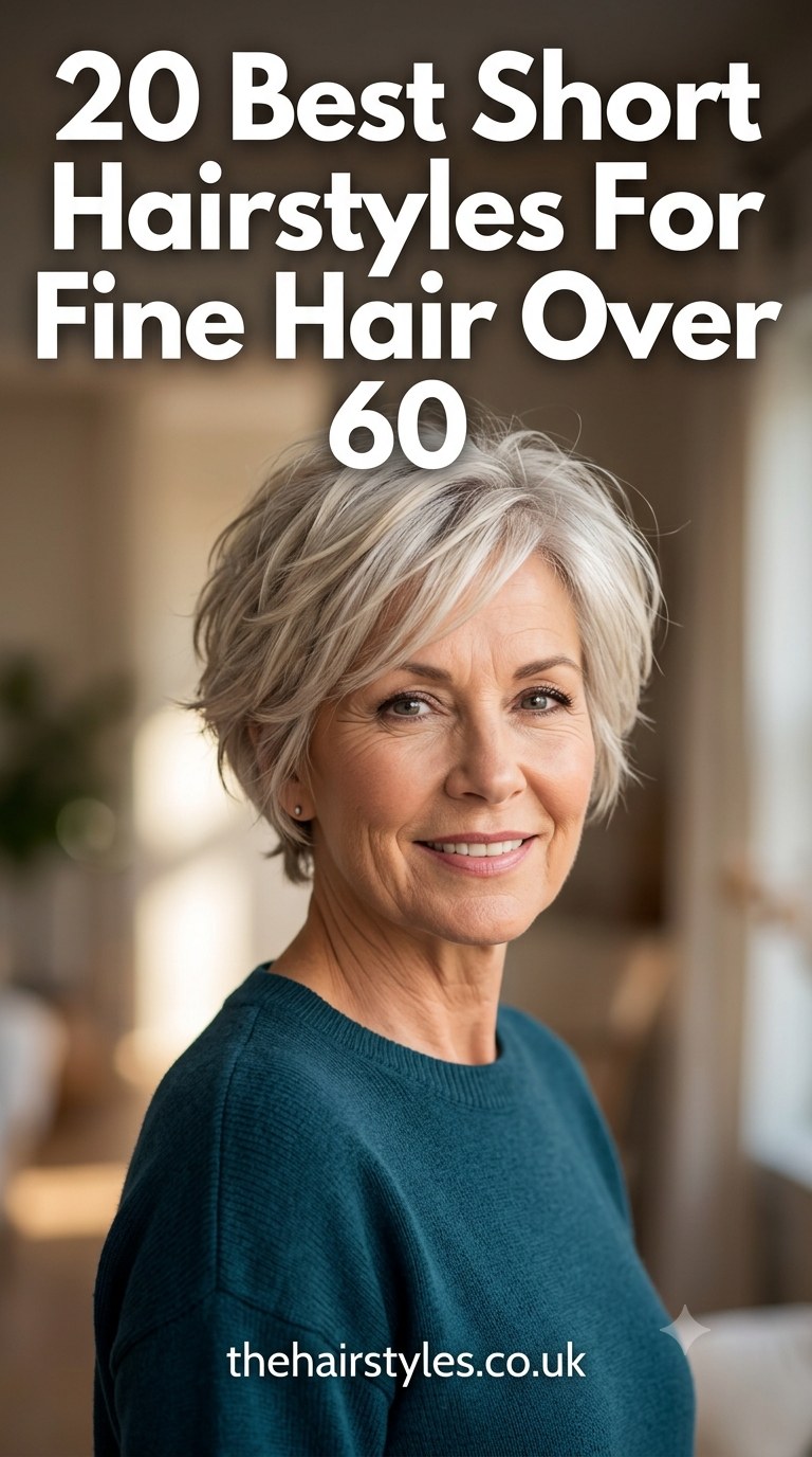 20 Best Short Hairstyles For Fine Hair Over 60