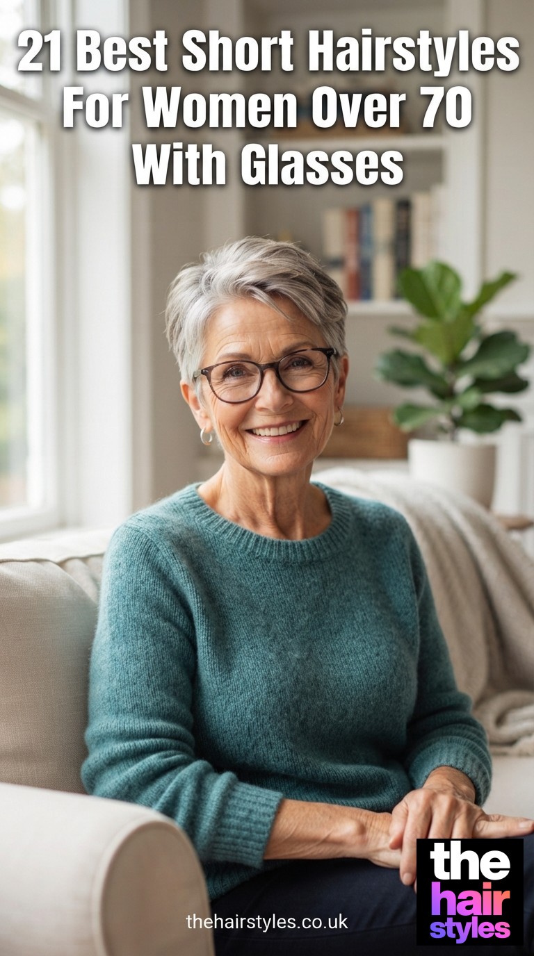 21 Best Short Hairstyles For Women Over 70 With Glasses