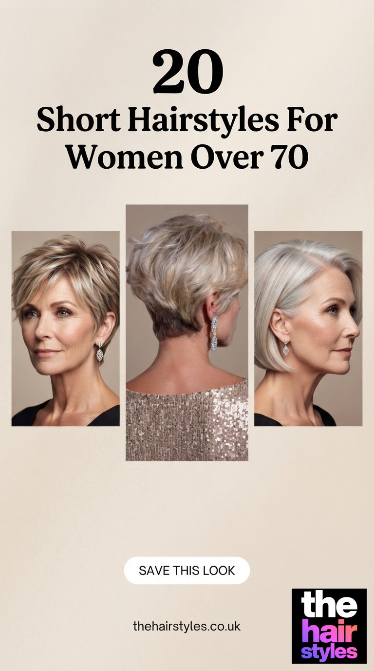 20 Short Hairstyles For Women Over 70