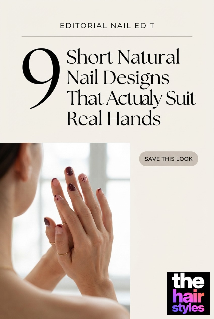 9 Short Natural Nail Designs That Actually Suit Real Hands