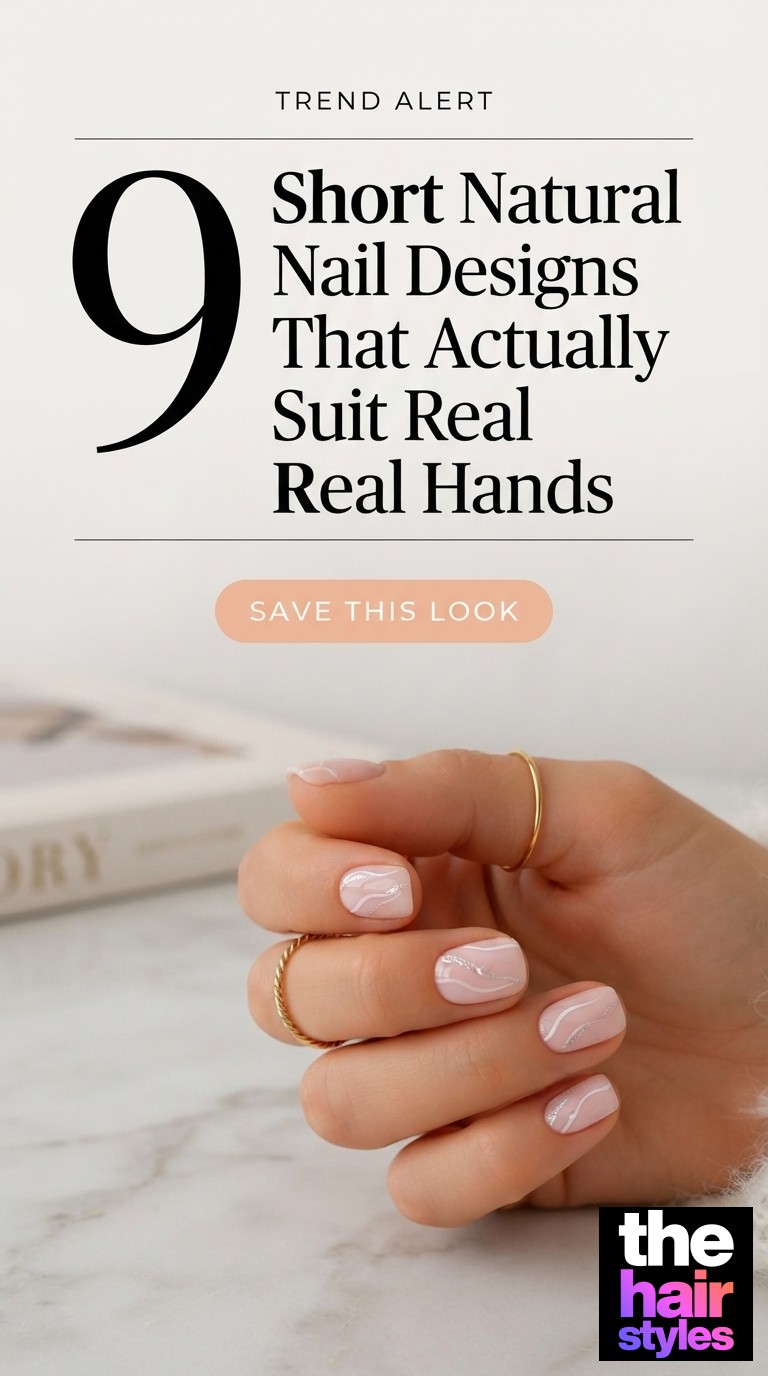 9 Short Natural Nail Designs That Actually Suit Real Hands