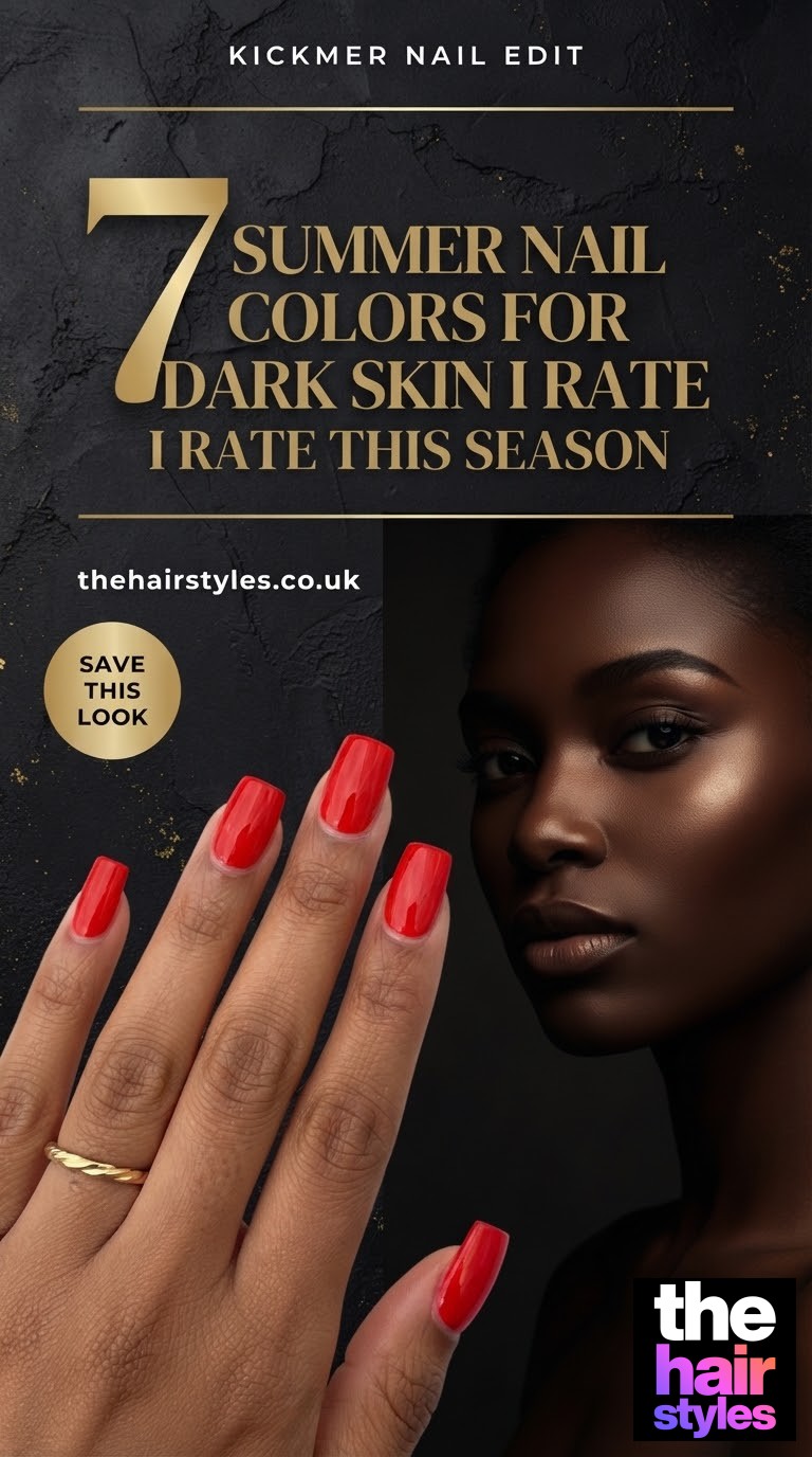 7 Summer Nail Colors For Dark Skin I Rate This Season