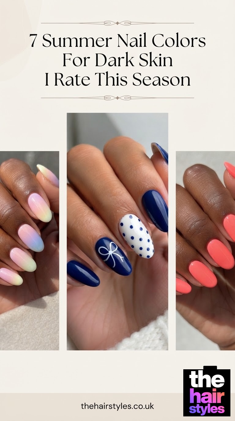 7 Summer Nail Colors For Dark Skin I Rate This Season