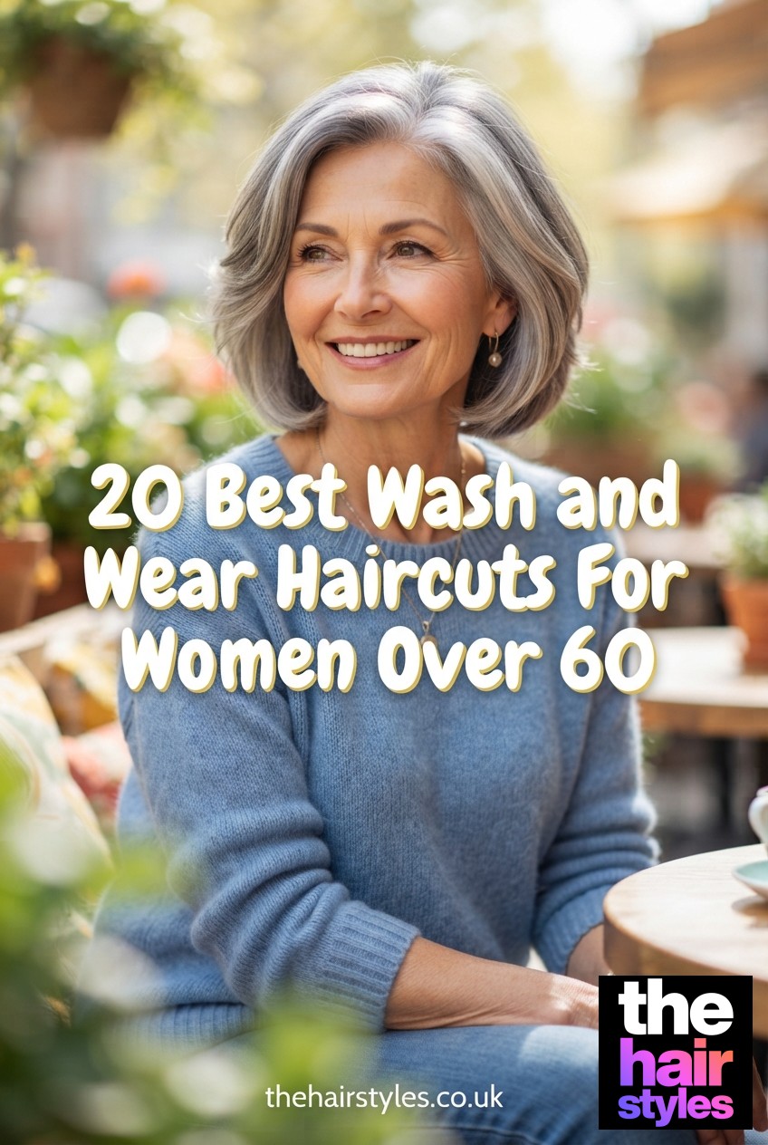 20 Best Wash and Wear Haircuts For Women Over 60