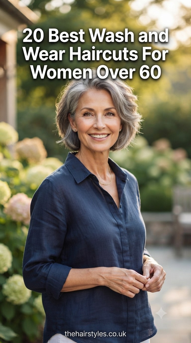 20 Best Wash and Wear Haircuts For Women Over 60