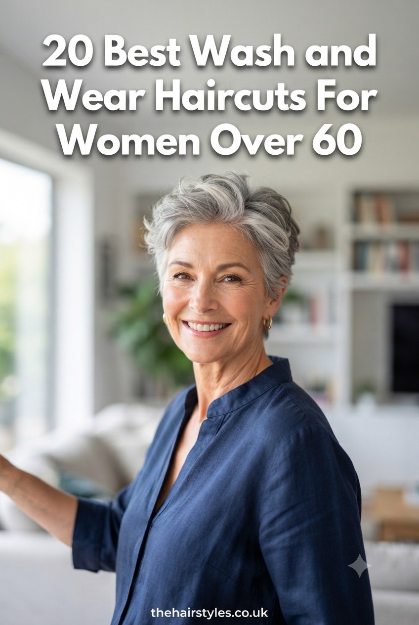 20 Best Wash and Wear Haircuts For Women Over 60