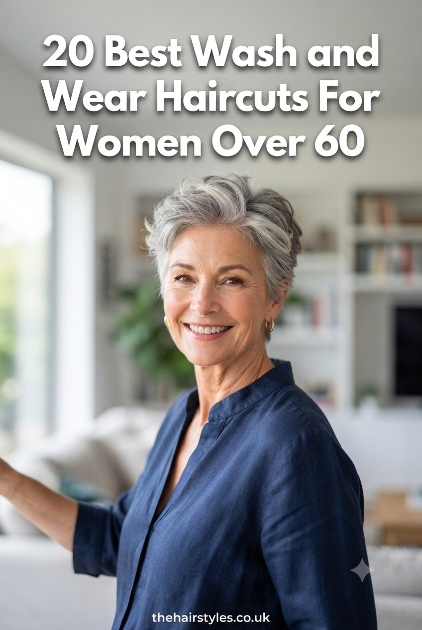 20 Best Wash and Wear Haircuts For Women Over 60