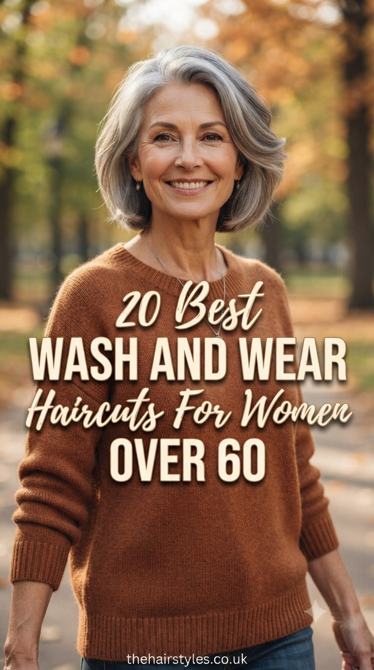 20 Best Wash and Wear Haircuts For Women Over 60