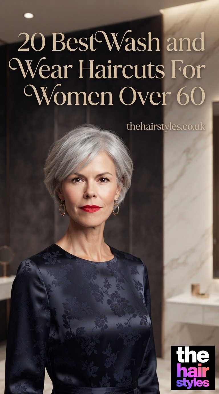 20 Best Wash and Wear Haircuts For Women Over 60